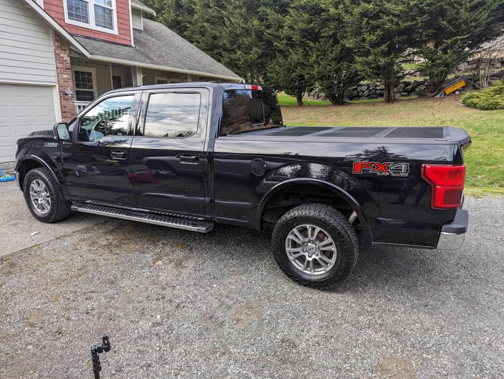 Ford F-150 interior after detailing